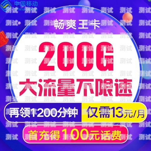 上海移动流量卡，畅享无限流量的便捷上海移动流量卡19元200g