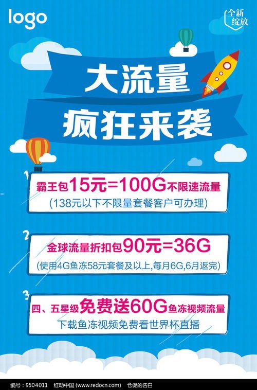 流量卡推广海报，吸引眼球的秘诀流量卡推广海报模板