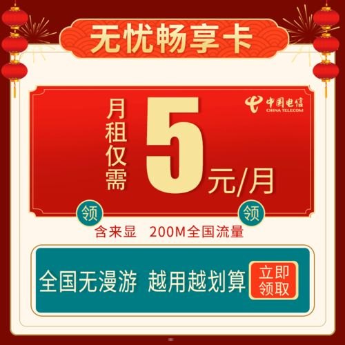 流量卡大爆炸！畅享无限网络世界流量卡推广海报模板